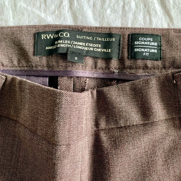 Purple RW&Co women’s suit - Picture 3 of 3